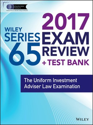 cover image of Wiley FINRA Series 65 Exam Review 2017